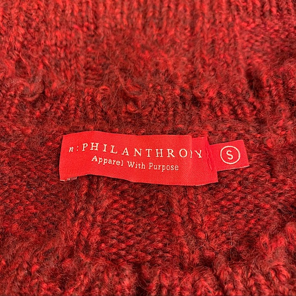 n:Philanthropy Oversized Distressed Sweater - Picture 15 of 15